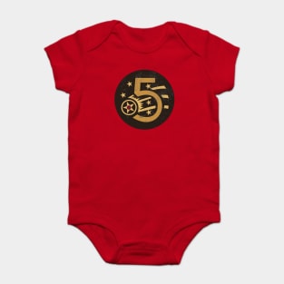 WW2 5th Air Force Patch (distressed) Baby Bodysuit